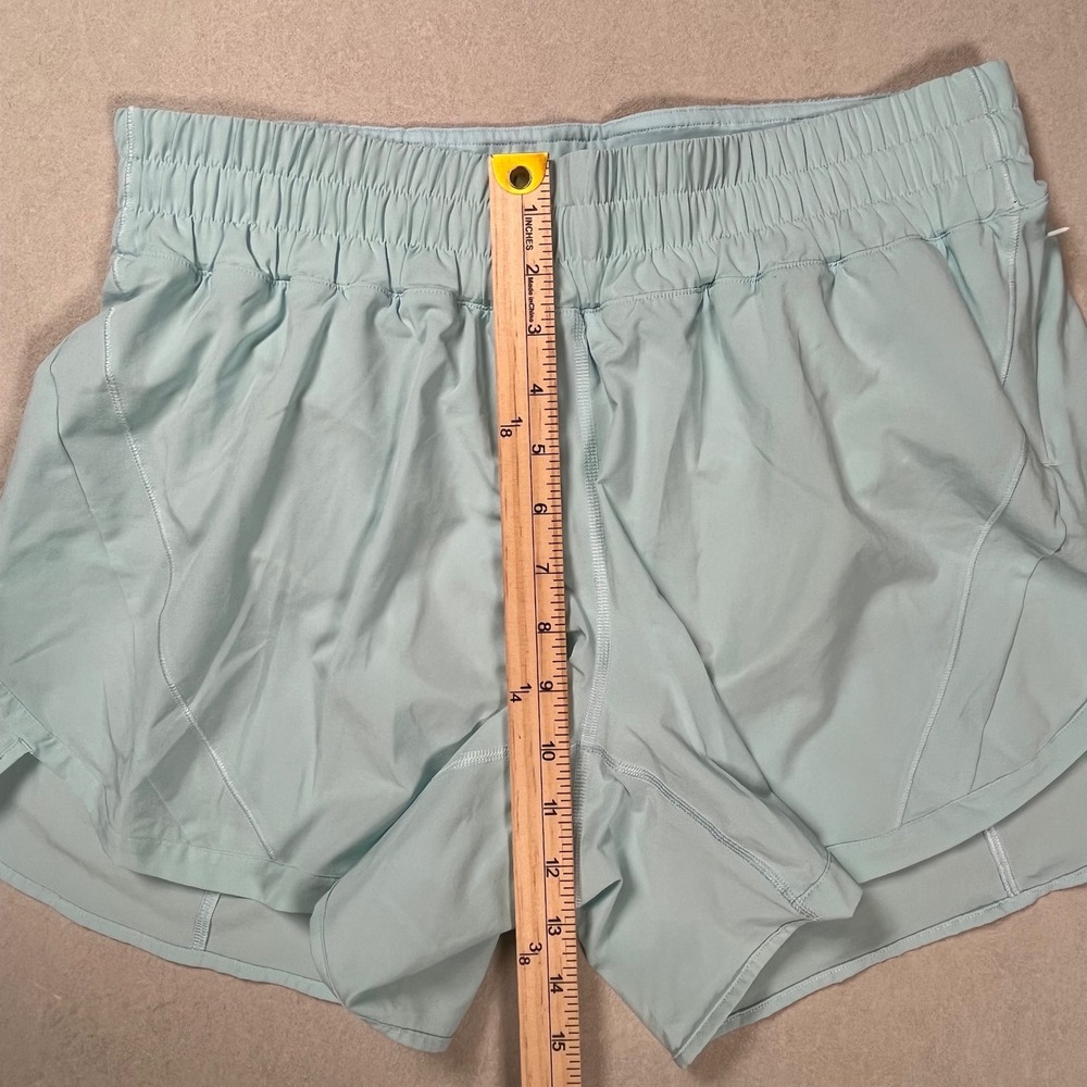 Lululemon Track That 5" Short Women  12 Blue Glow Lined Running Athletic Sporty - Picture 6 of 7